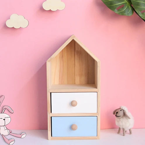 Bookshelf for Kids Bookshelf with Drawers Colorful Bookshelf