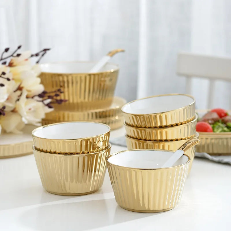 Butterscotch Royal Ceramic Serve Set Serveware