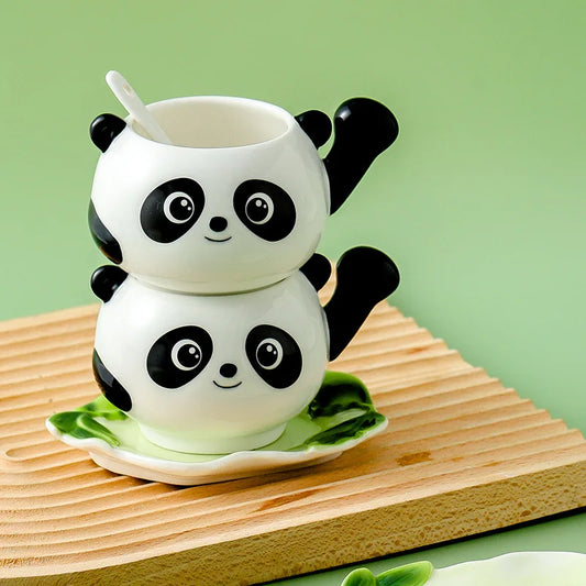 Panda Cup and Saucer for Kids