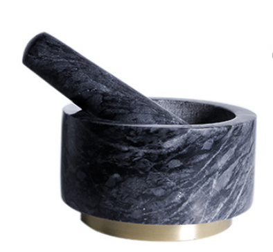 Premium Marble Mortar and Pestle