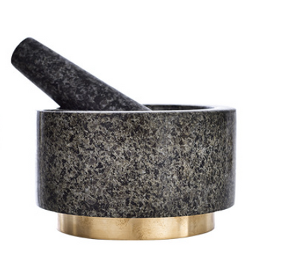 Premium Marble Mortar and Pestle