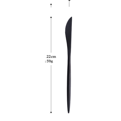 Black Flatware Black Cutlery Modern Cutlery