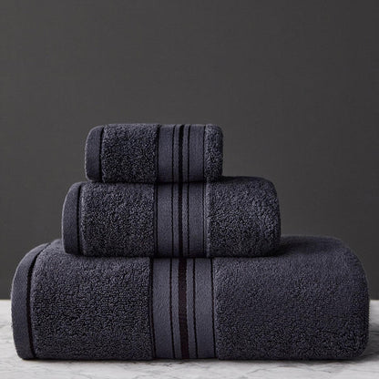 Bassett Thick Cotton Dark Blue Bath Towels