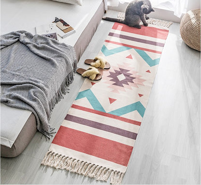 Boho Area Rug Hand Woven Rug Bohemian Rug