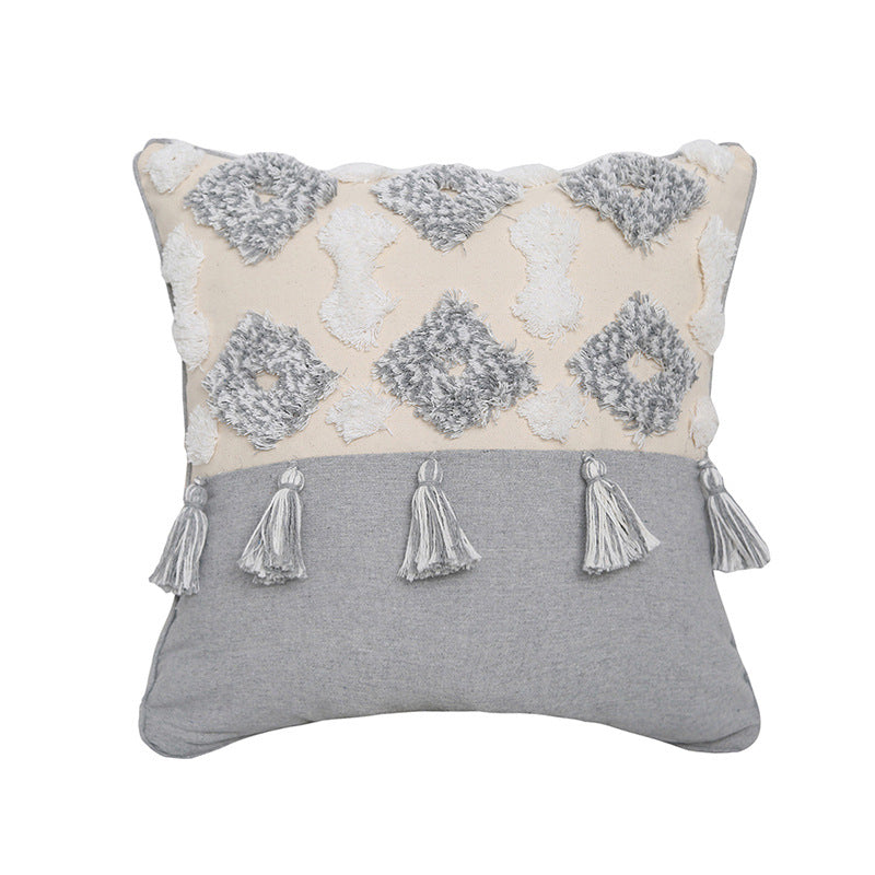 Tufted Pillow Covers Boho Cushion Covers