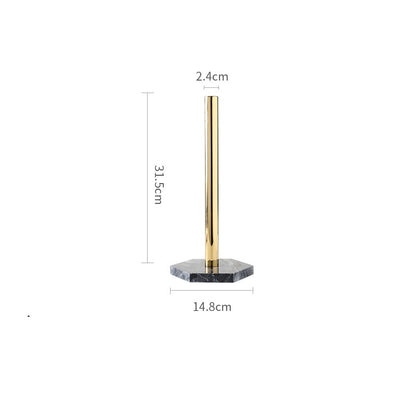 Marble Stand Paper Towel Holder Premium Paper Towel Holder Tissue Holder