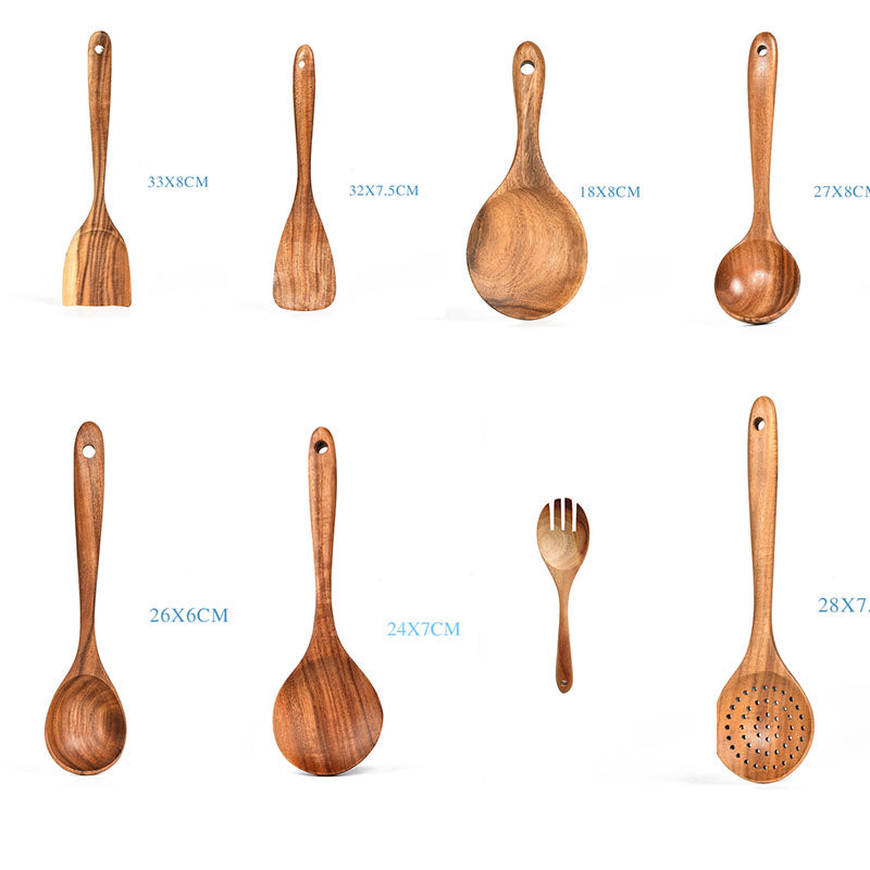 Wooden Kitchen Utensils Teak Wood Kitchen Utensils