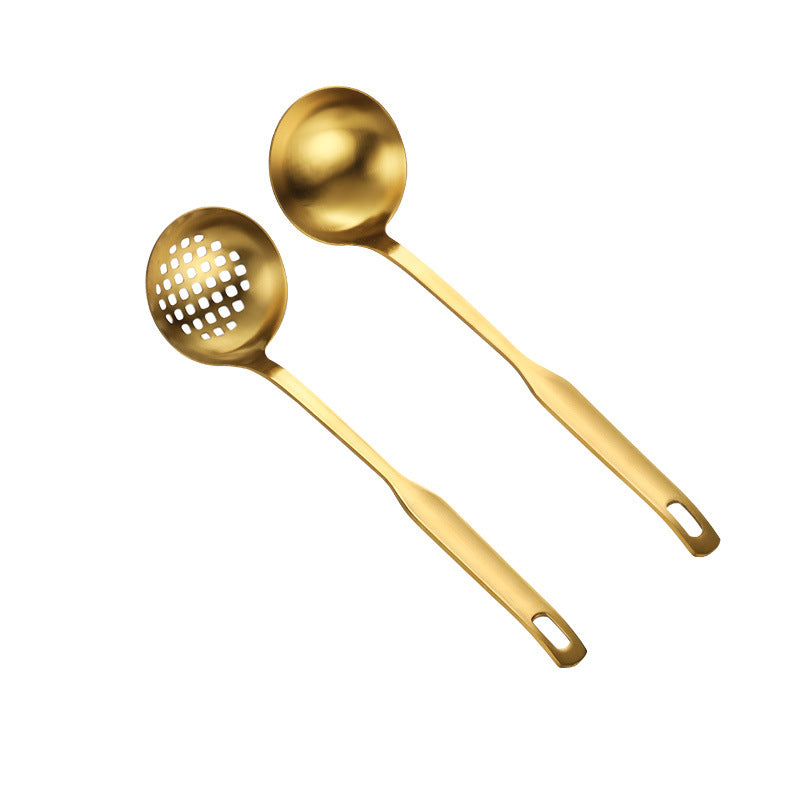 Ladles Soup Ladles Gold Ladles Kitchen Utensils