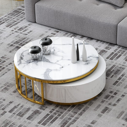 Luxury Coffee Table Marble Nesting Tables