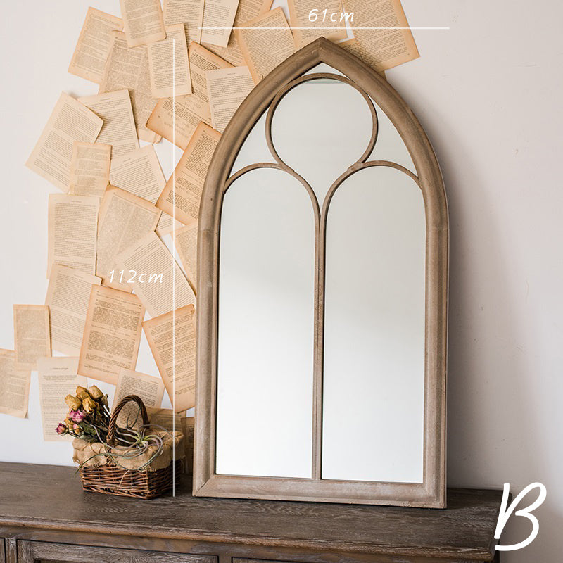 Rustic Wall Mirror Vintage Wall Decor Mirror