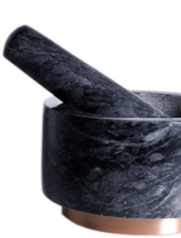 Premium Marble Mortar and Pestle