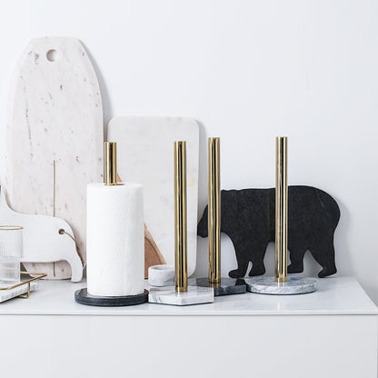 Marble Stand Paper Towel Holder Premium Paper Towel Holder Tissue Holder