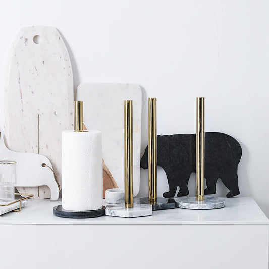 Marble Stand Paper Towel Holder Premium Paper Towel Holder Tissue Holder