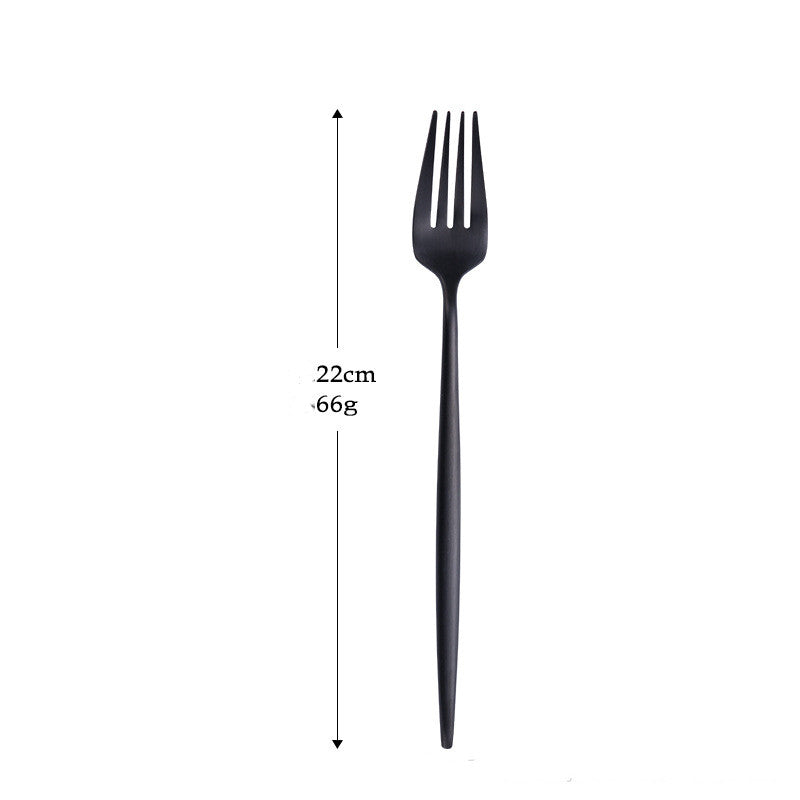 Black Flatware Black Cutlery Modern Cutlery