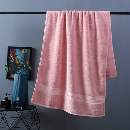 Bassett Thick Cotton Pink Bath Towels