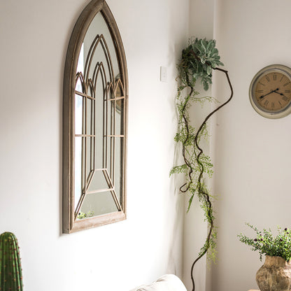 Rustic Wall Mirror Vintage Wall Decor Mirror