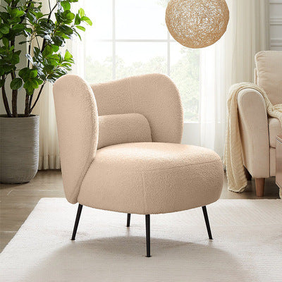 Boucle Lounge Chair Minimalist Lounge Chair Luxury Sofa Chair