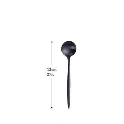 Black Flatware Black Cutlery Modern Cutlery