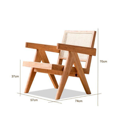 Helberg Solid Wood Armchair