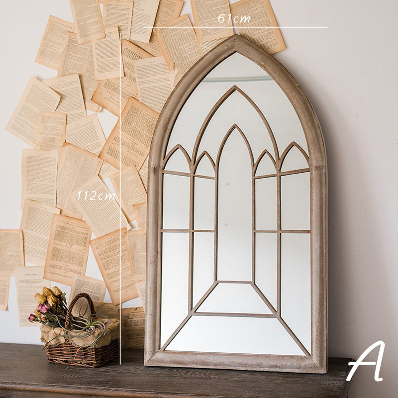 Rustic Wall Mirror Vintage Wall Decor Mirror