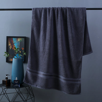 Bassett Thick Cotton Blue Bath Towels