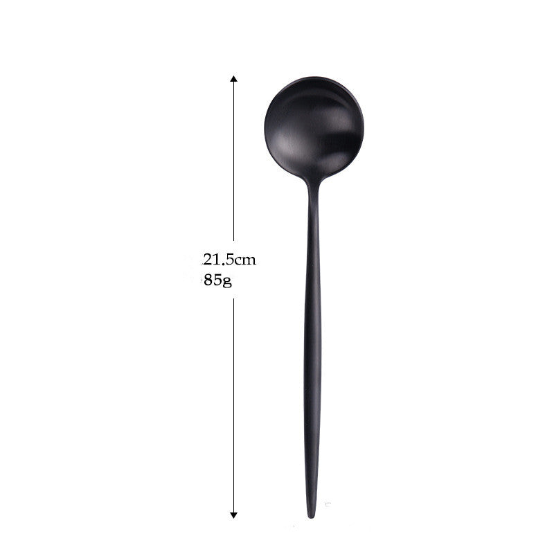 Black Flatware Black Cutlery Modern Cutlery