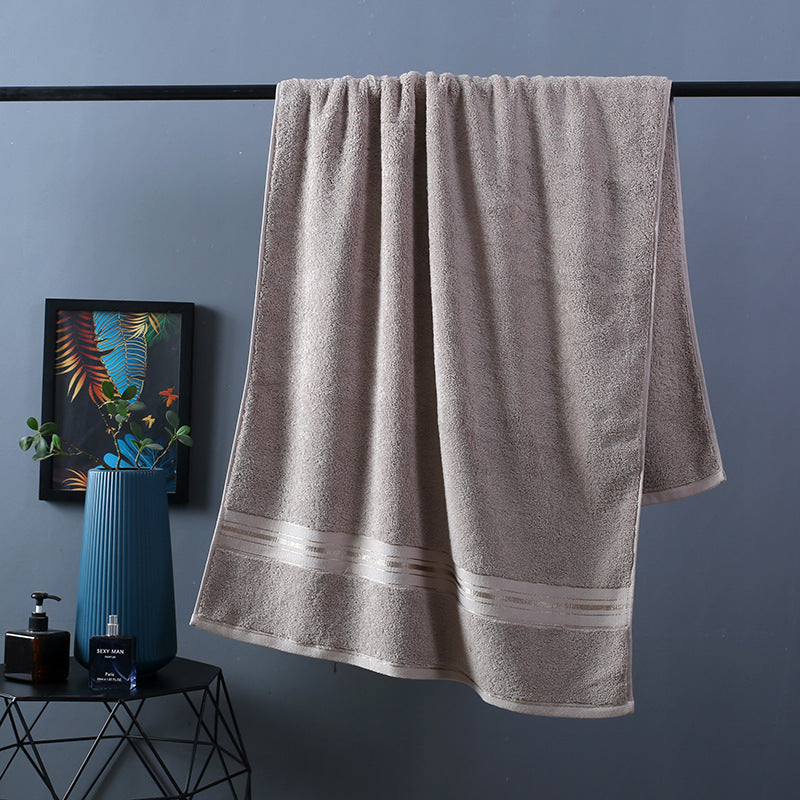 Bassett Thick Cotton Brown Bath Towels