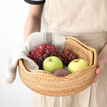 Wicker Baskets Storage Trays Rattan Trays