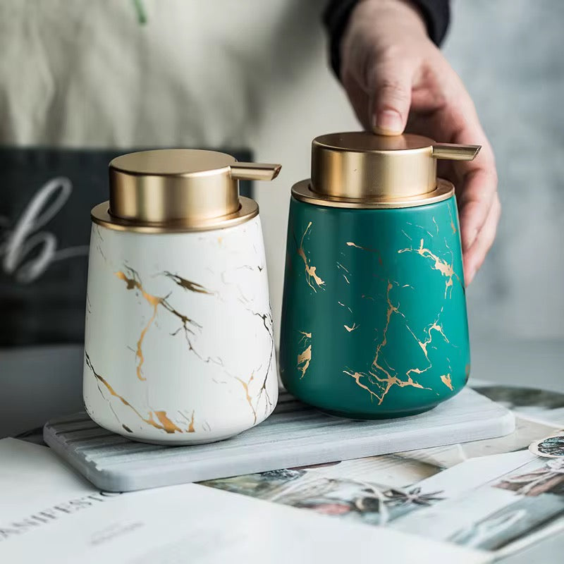 Elegant Ceramic Soap Dispenser Liquid Soap Dispenser Bathroom Accessories