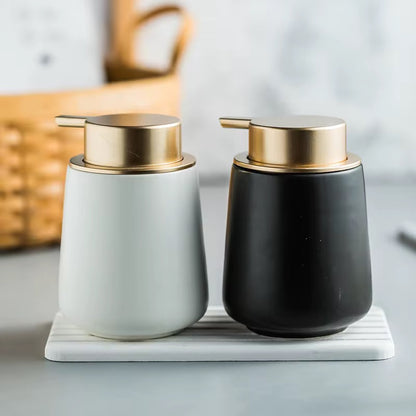 Elegant Ceramic Soap Dispenser Liquid Soap Dispenser Bathroom Accessories