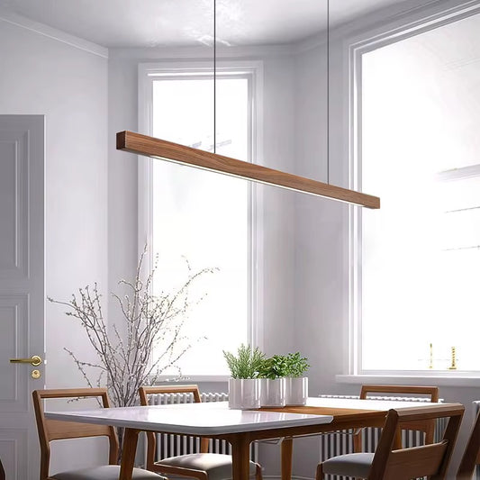 Wooden Pendant Lights LED Light Kitchen Island Light