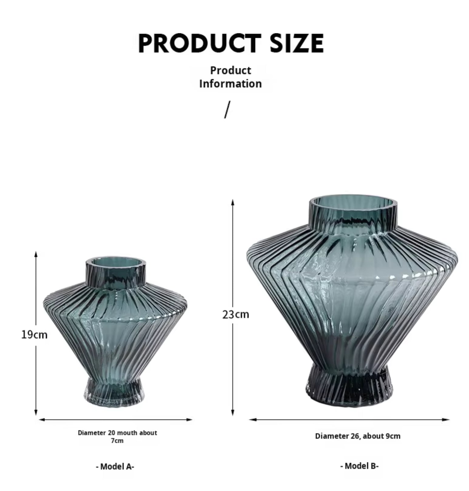 Elegant Glass Vase Premium Glass Vase