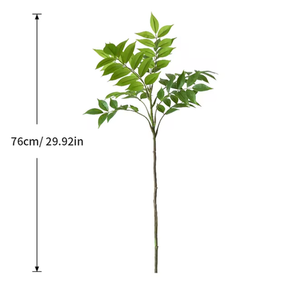 Artificial Tree Large Artificial Ficus Tree Branch Fake Lacquer Tree Plastic Banyan Plants Green Tall Palm Leaves For Home Garden Decor