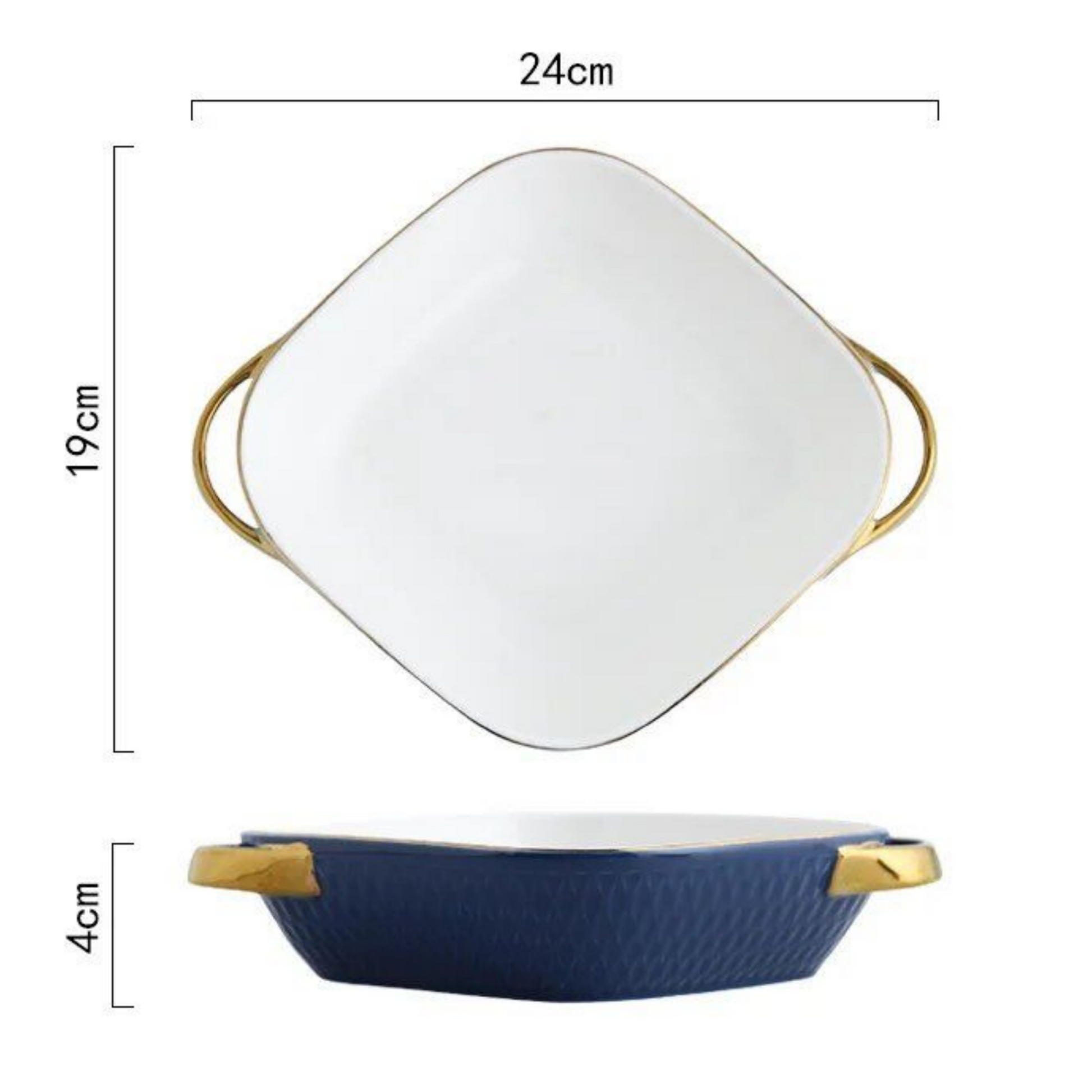 Coral Ceramic Baking Dish