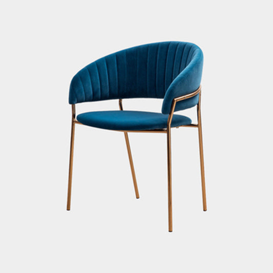 Gold Plated Makeup Chair Dining Room Chair Modern Luxury
