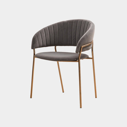 Gold Plated Makeup Chair Dining Room Chair Modern