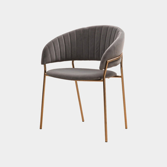 Gold Plated Makeup Chair Dining Room Chair Modern