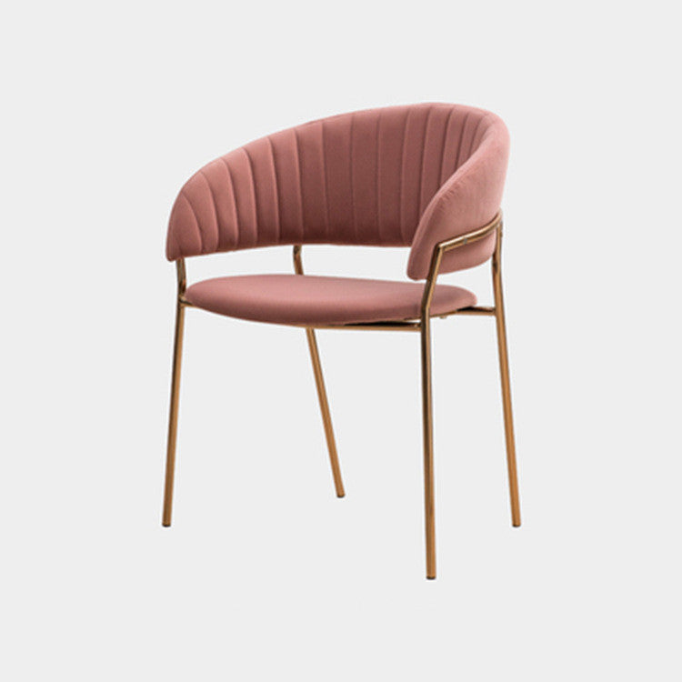 Gold Plated Makeup Chair Dining Room Chair Modern