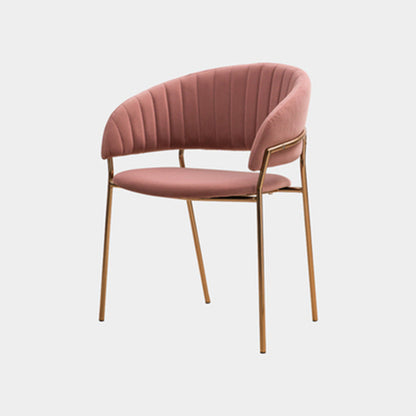 Gold Plated Makeup Chair Dining Room Chair Modern