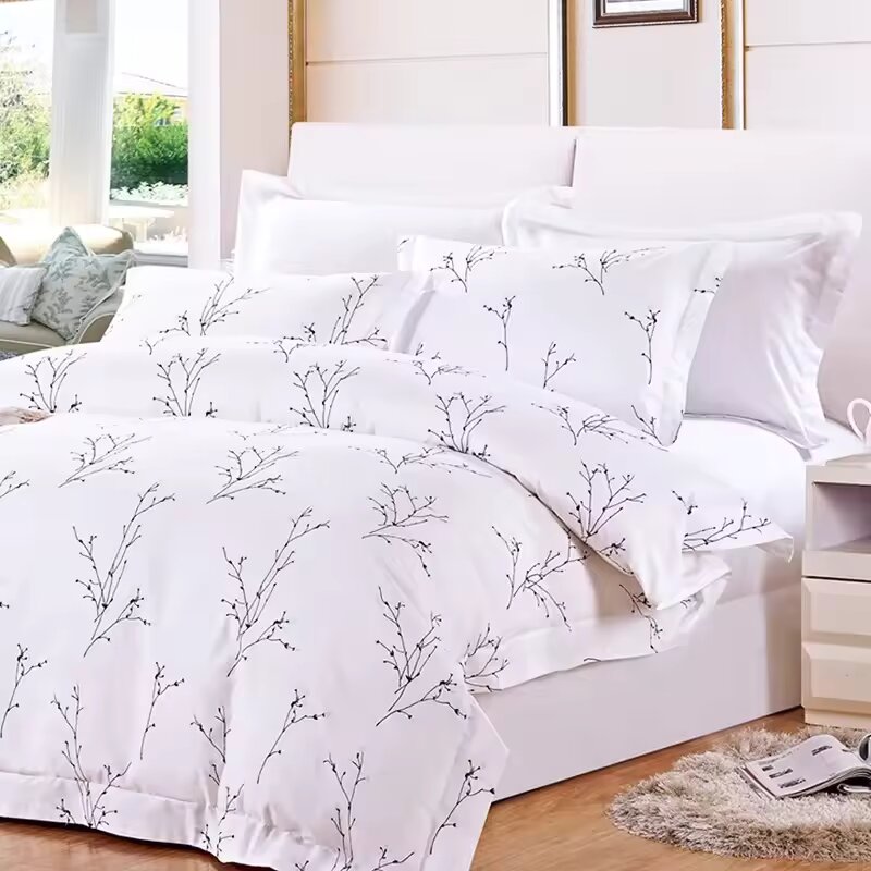 Chaz Cotton King Size Bedding - Set of 4 pieces