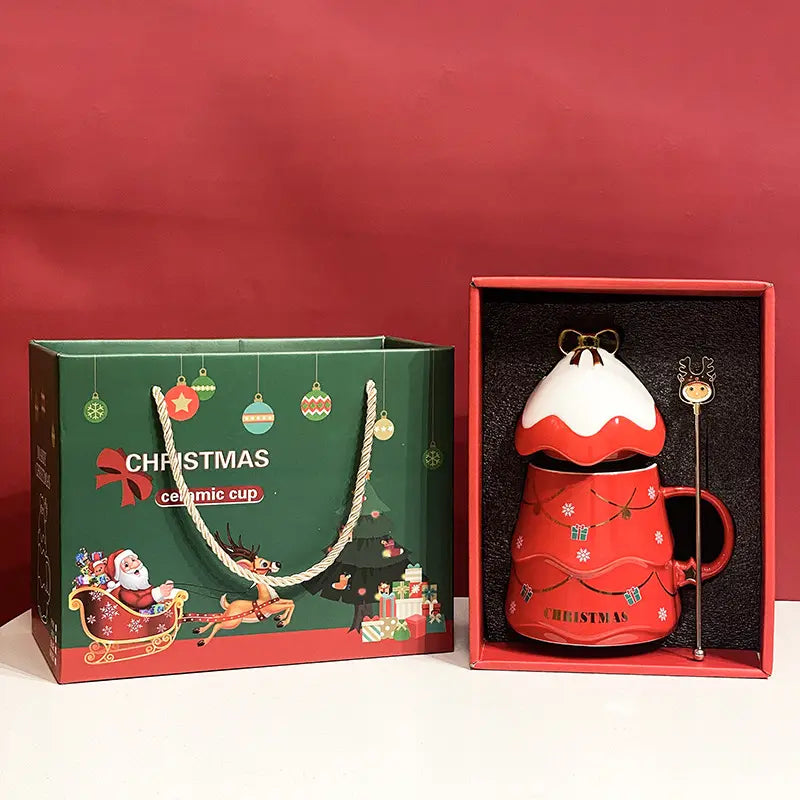 Christmas Mugs Set