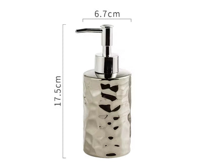 Ceramic Liquid Soap Dispensers Luxury Bathroom Accessories Elegant Soap Dispensers