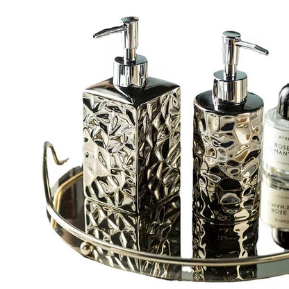 Ceramic Liquid Soap Dispensers Luxury Bathroom Accessories Elegant Soap Dispensers