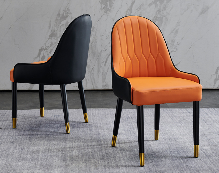 Light Luxury Solid Wood Dining Chair Modern Minimalist Backrest