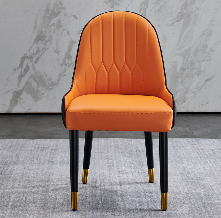Light Luxury Solid Wood Dining Chair Modern Minimalist Backrest