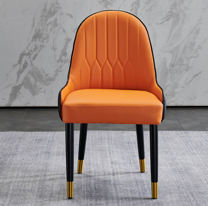 Light Luxury Solid Wood Dining Chair Modern Minimalist Backrest