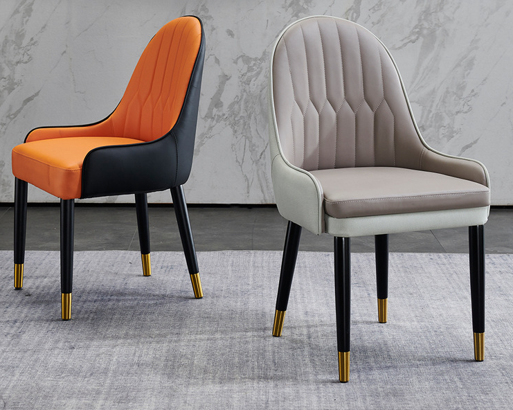 Light Luxury Solid Wood Dining Chair Modern Minimalist Backrest