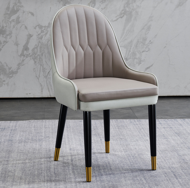 Light Luxury Solid Wood Dining Chair Modern Minimalist Backrest