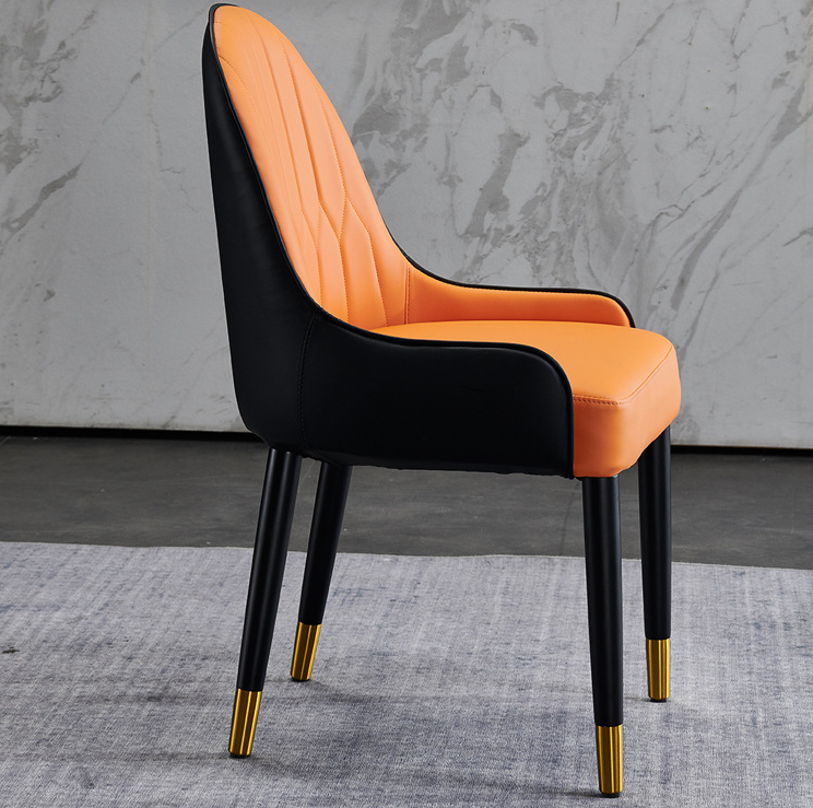 Light Luxury Solid Wood Dining Chair Modern Minimalist Backrest