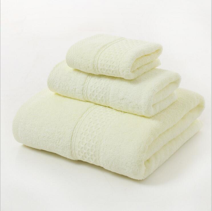 Thickened 100% cotton face Towel Adult Bath Towels water uptake Solid Color Soft No shedding Do Not Fade bathroom home hotel luxury towels